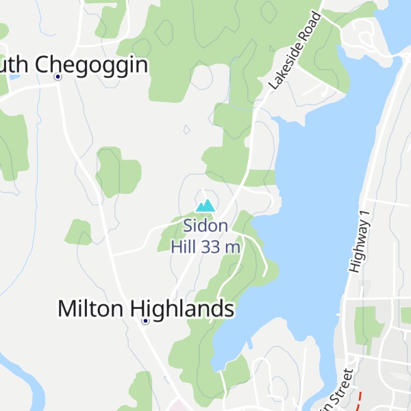 Map of Sidon Hill