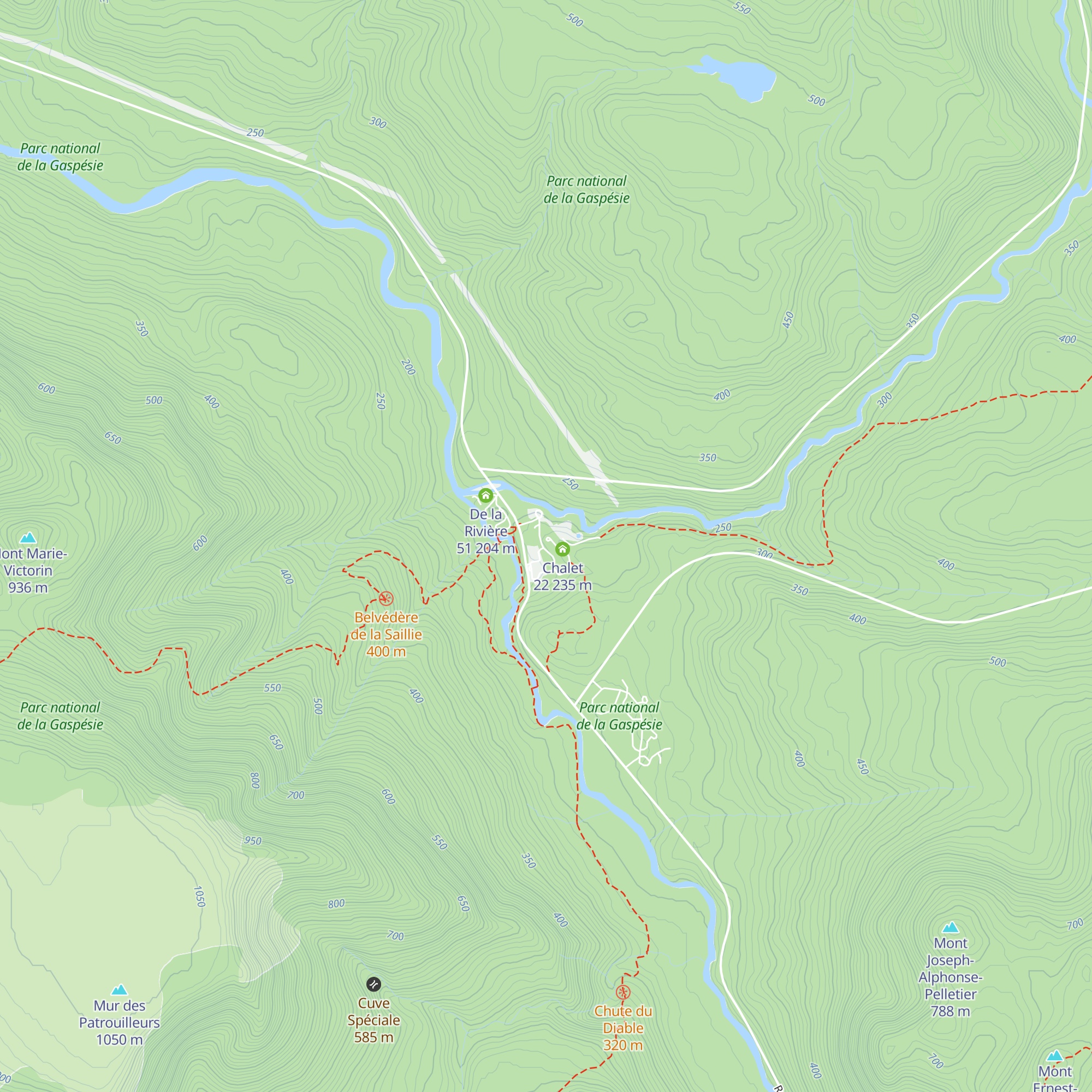 La Cordée map