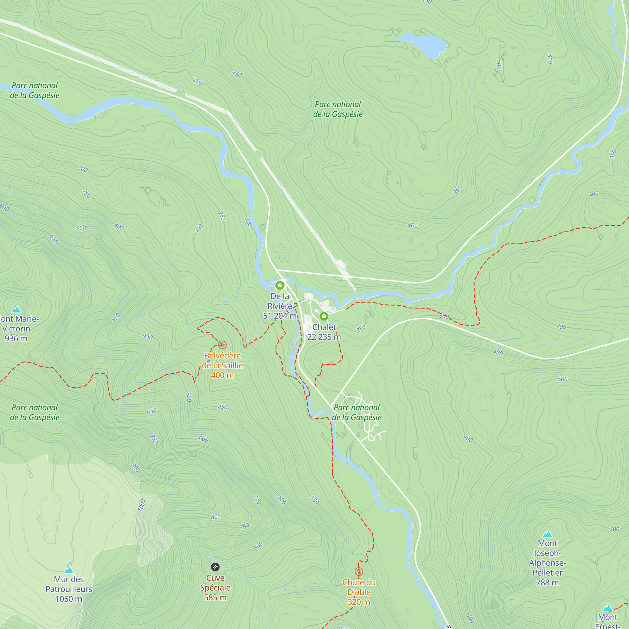 La Cordée map