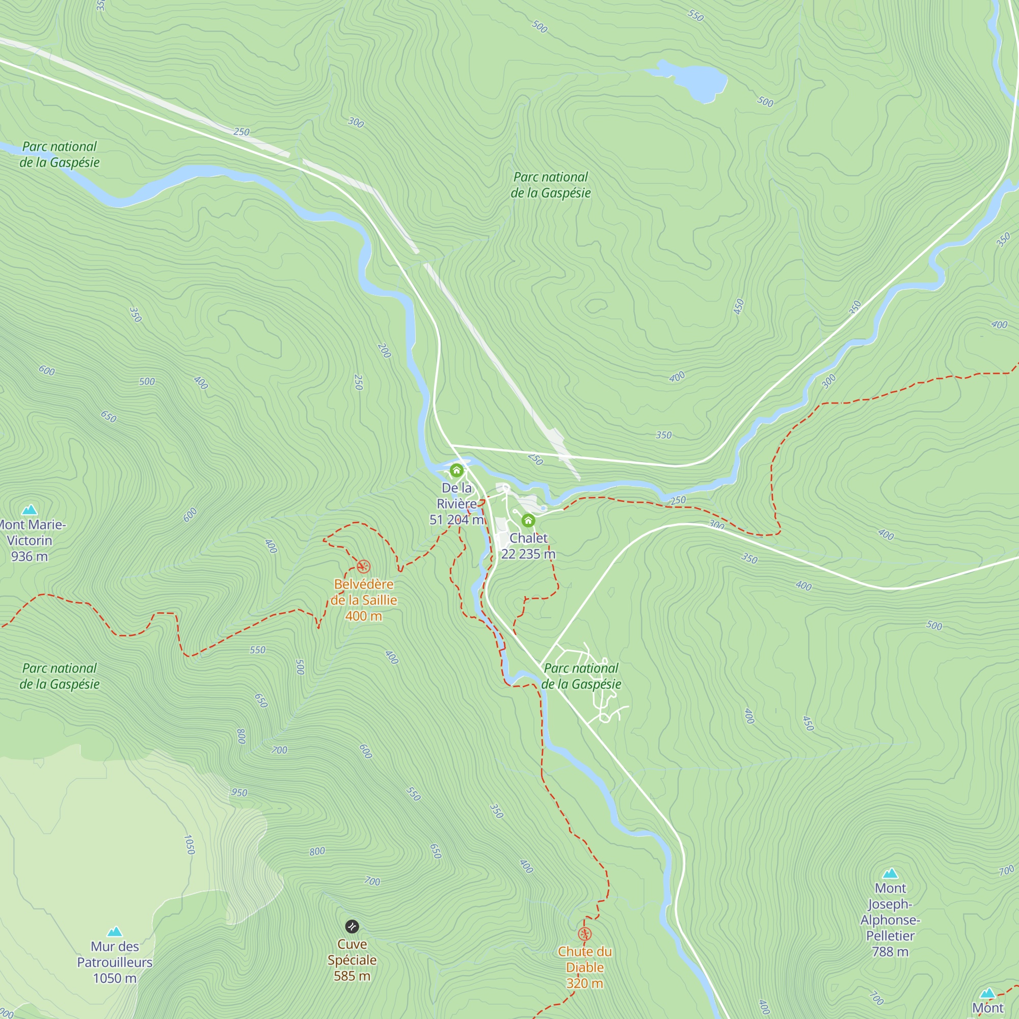 L'Abri map