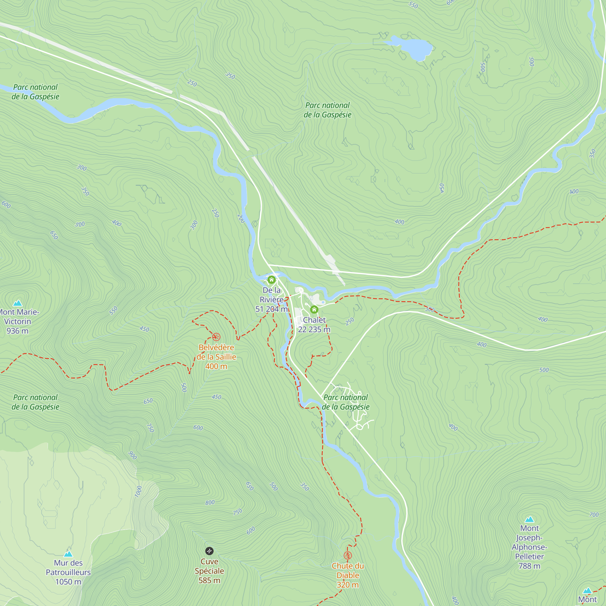 L'Abri map