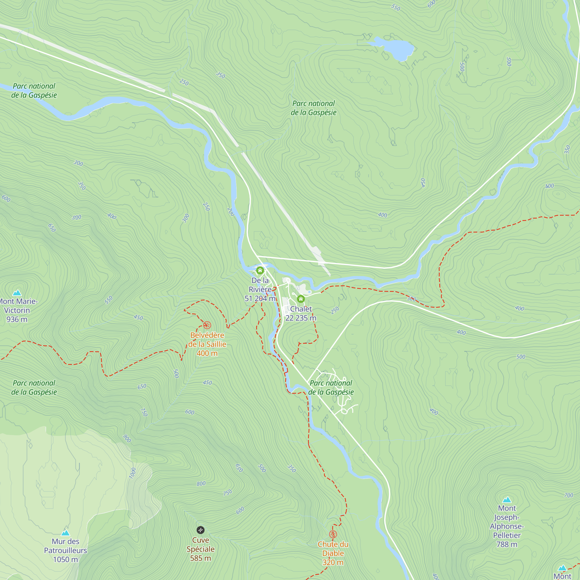 Le Sommet map