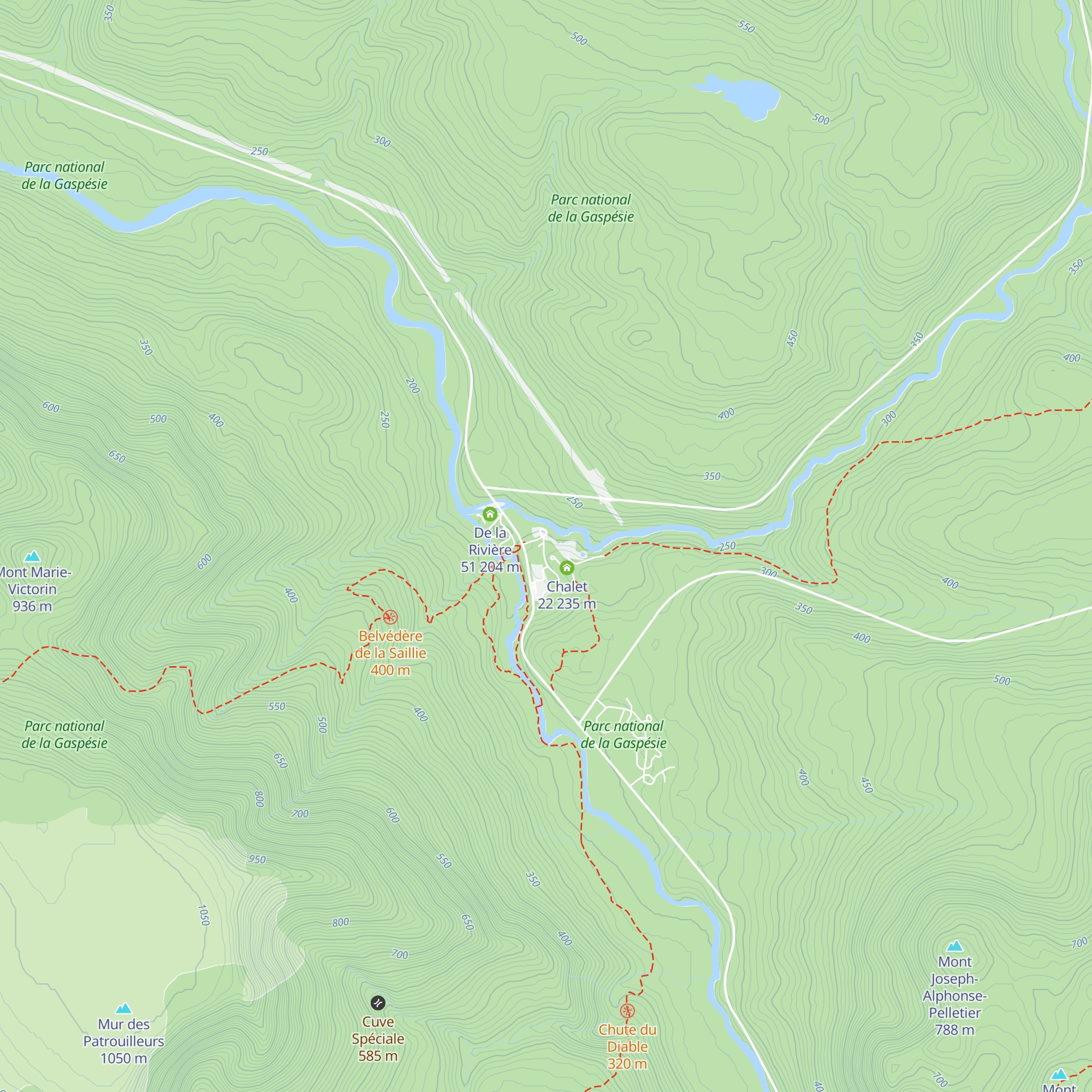 Le Repère map