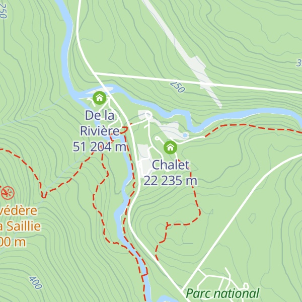 Map of Les Vallons