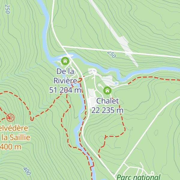 Map of La Paroi