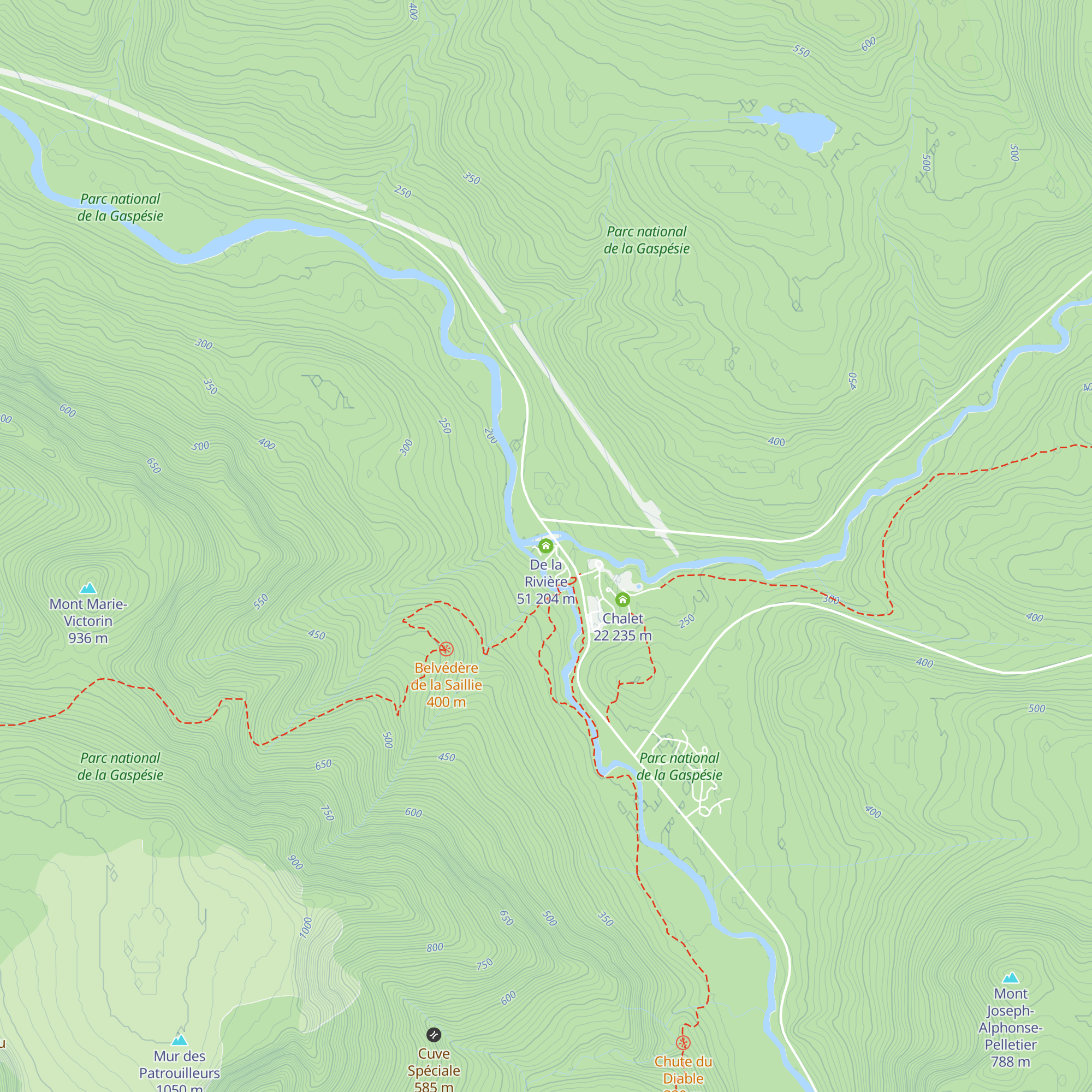 De la Rivière 51 map