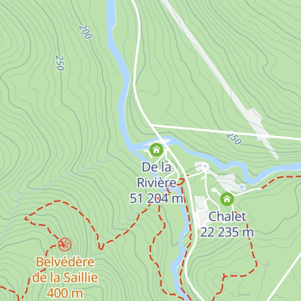 Map of De la Rivière 52
