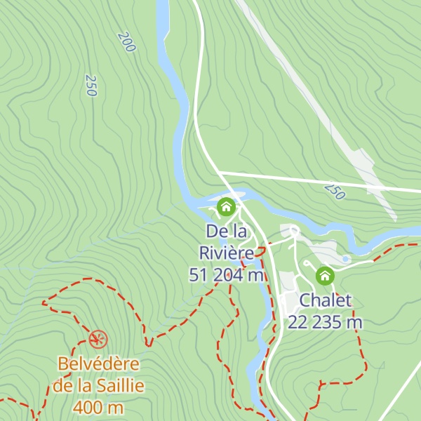 Map of De la Rivière 53