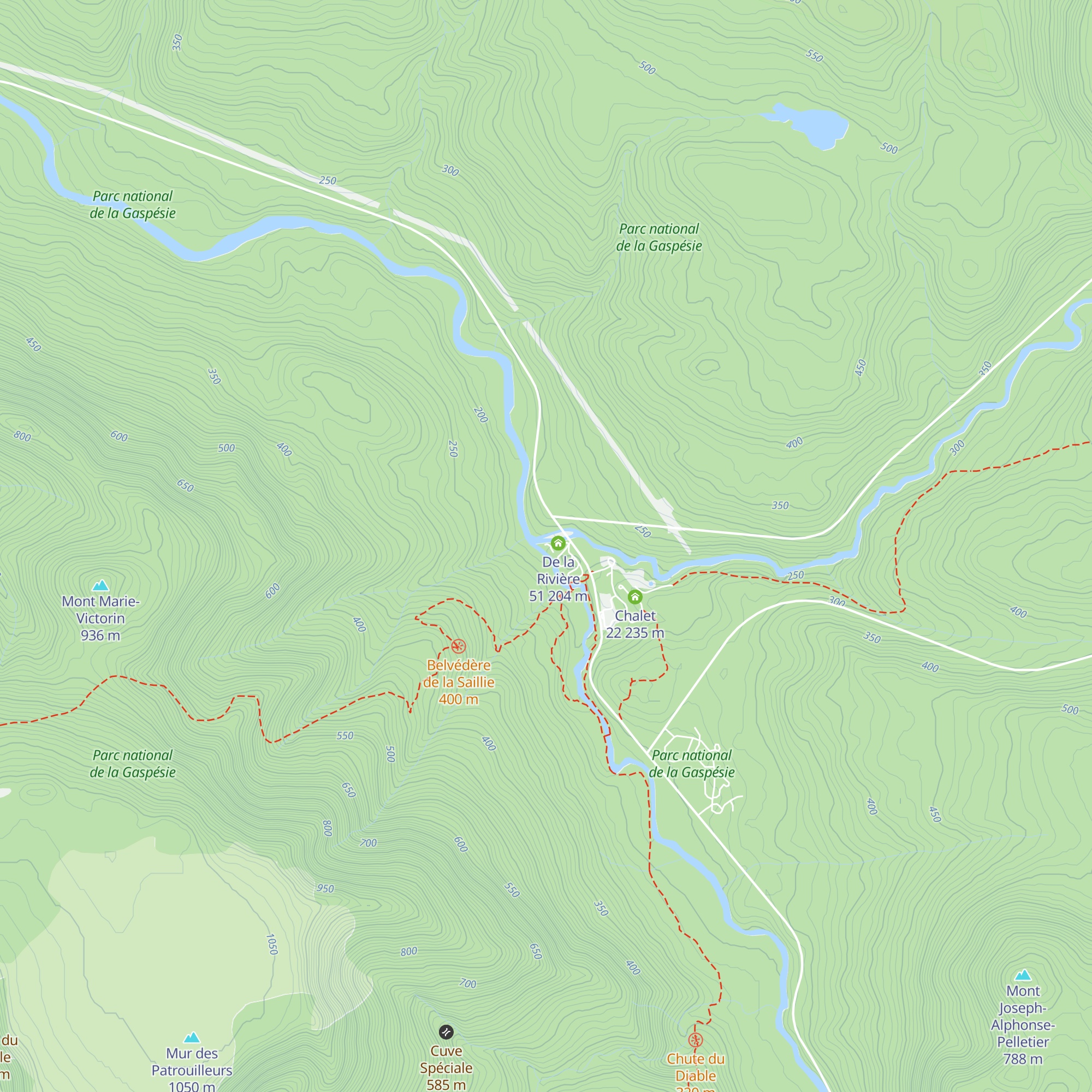 De la Rivière 53 map