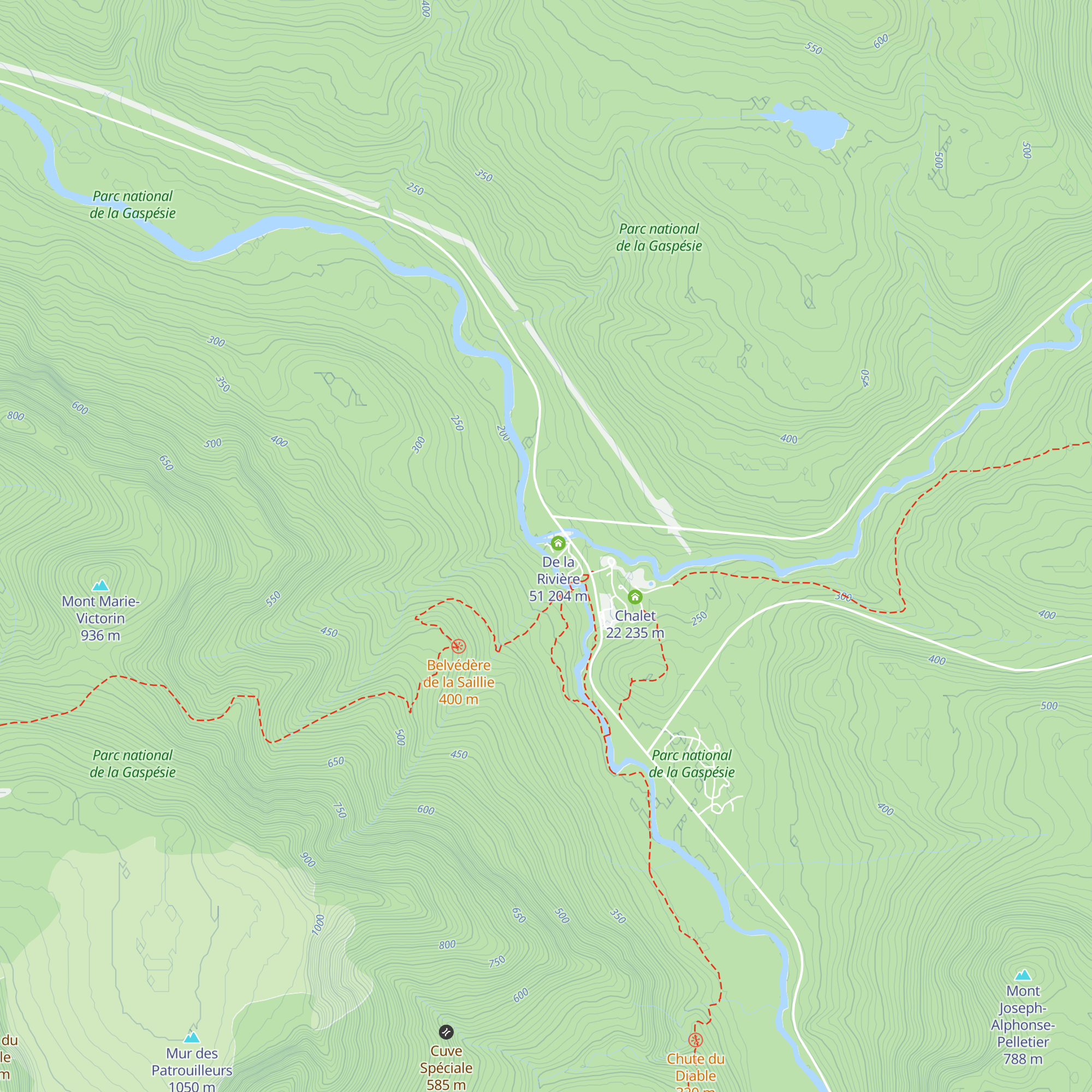 De la Rivière 53 map