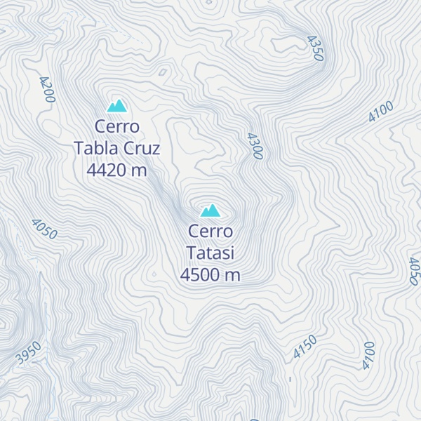 Map of Cerro Tatasi