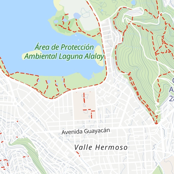 Map of Refugio Recinto Ferial Alalay