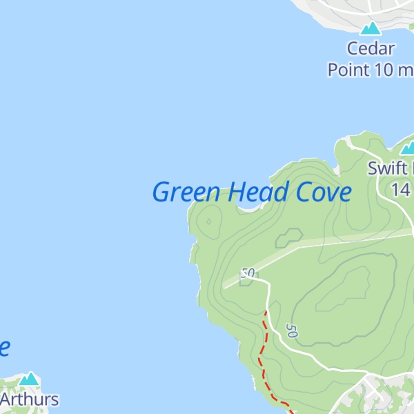 Map of Green Head