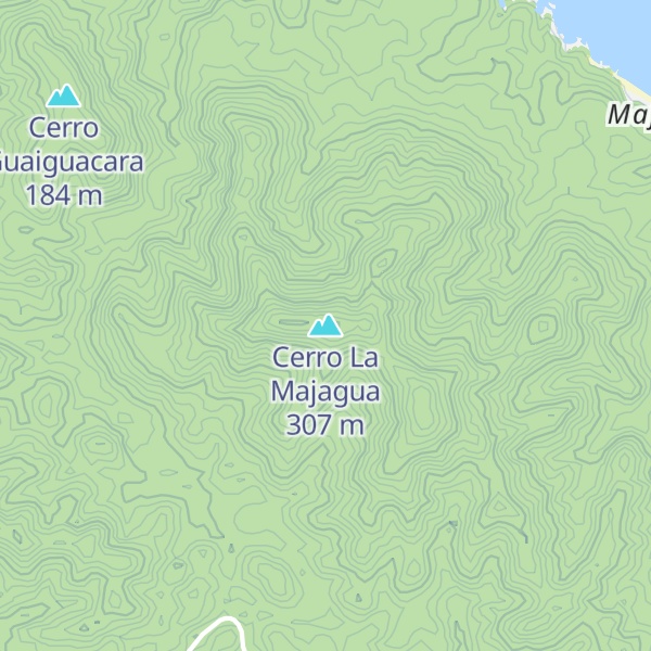 Map of Cerro La Majagua