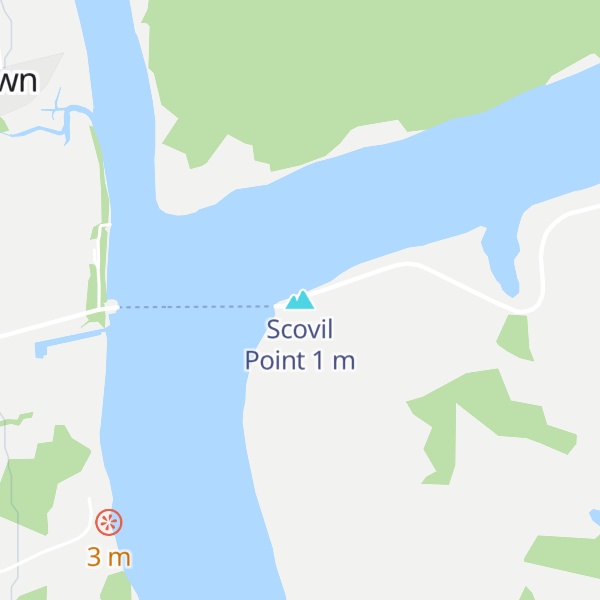 Map of Scovil Point