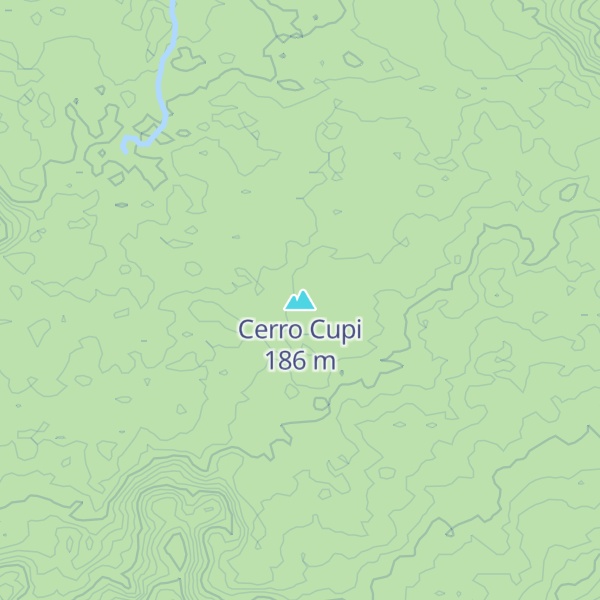 Map of Cerro Cupi