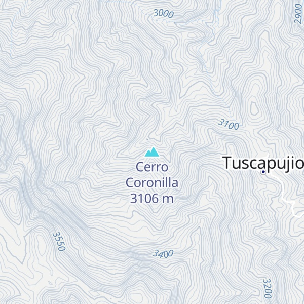 Map of Cerro Coronilla