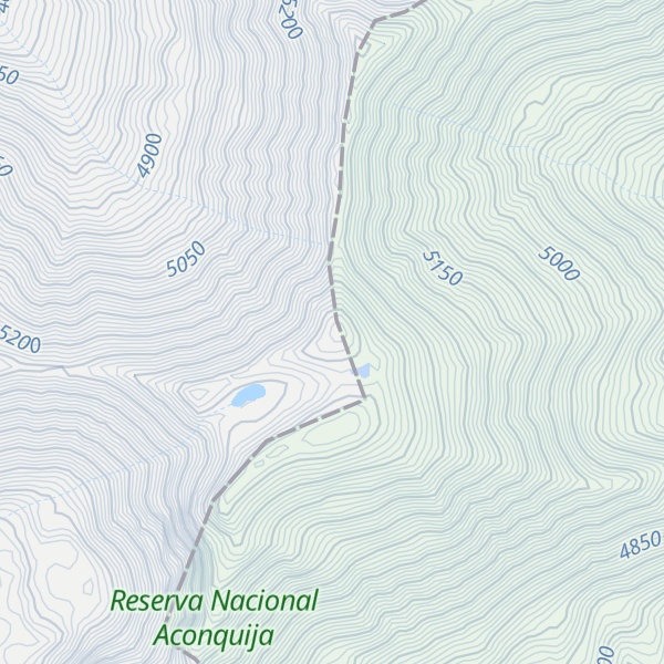 Map of Cerro de Las Dos Lagunas O De Los Cóndores