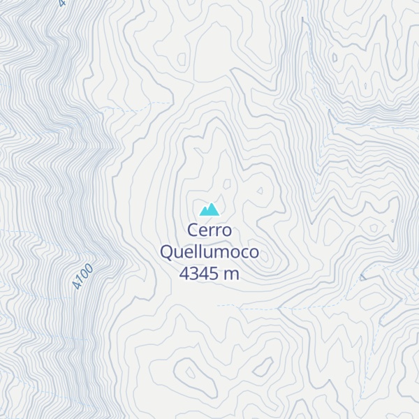 Map of Cerro Quellumoco