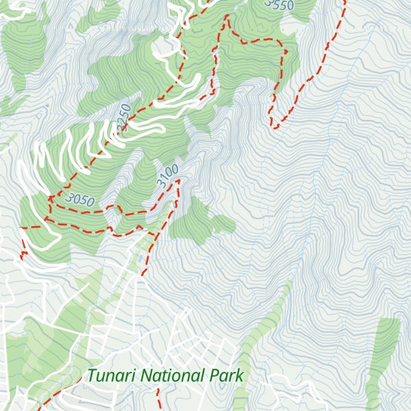 Map of Cerro Kewiñal