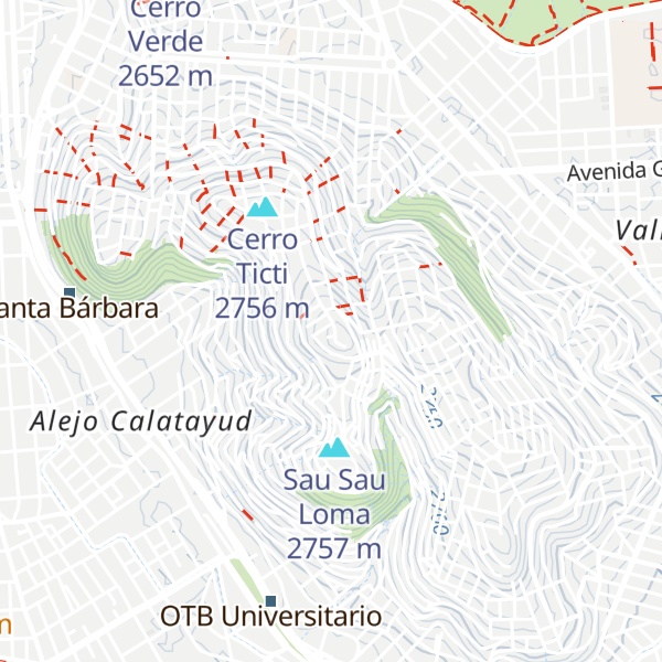Map of Cerro Yanachanca