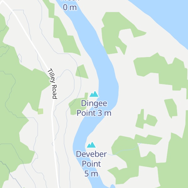 Map of Dingee Point