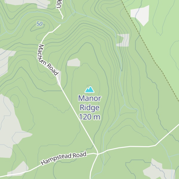 Map of Manor Ridge