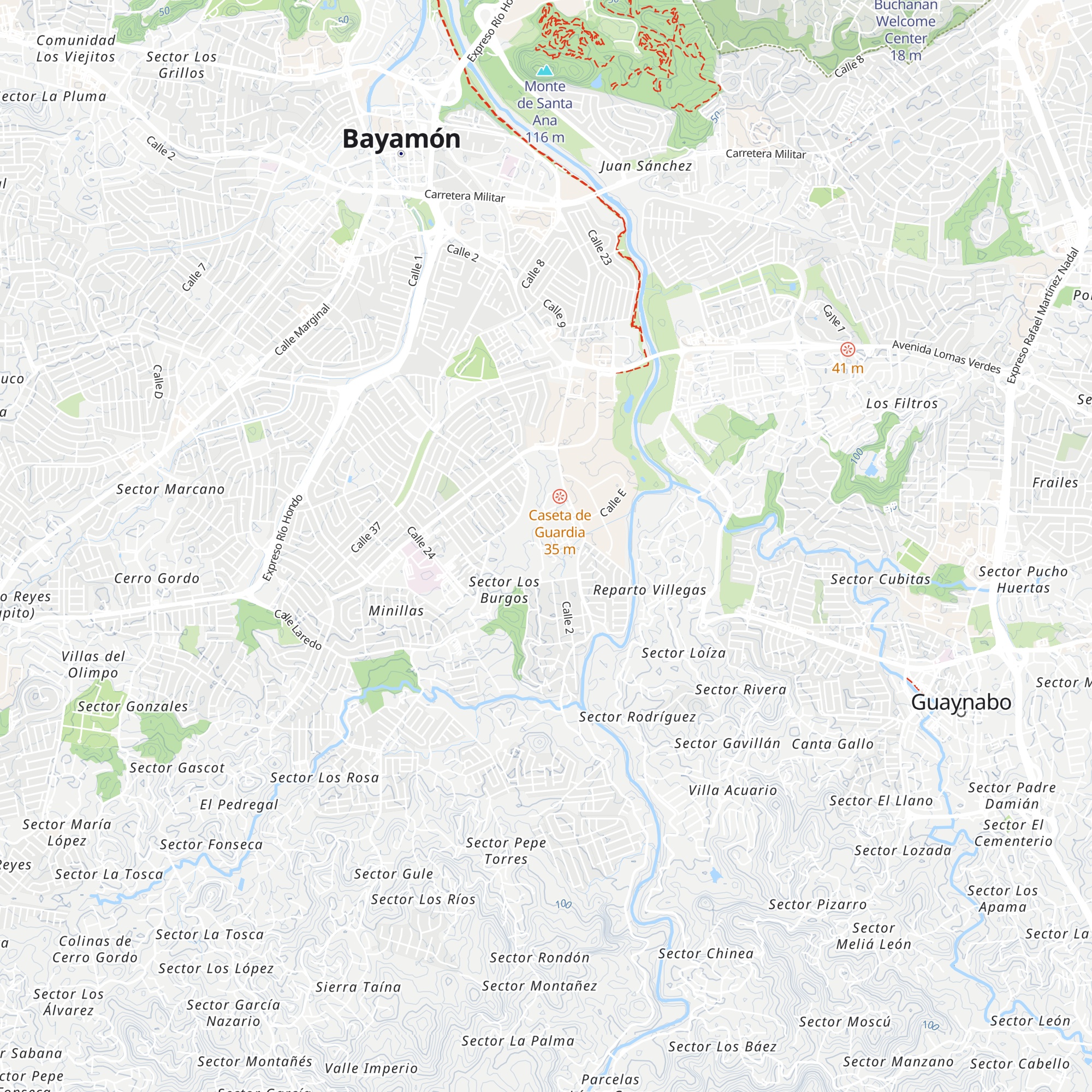 Refugio map