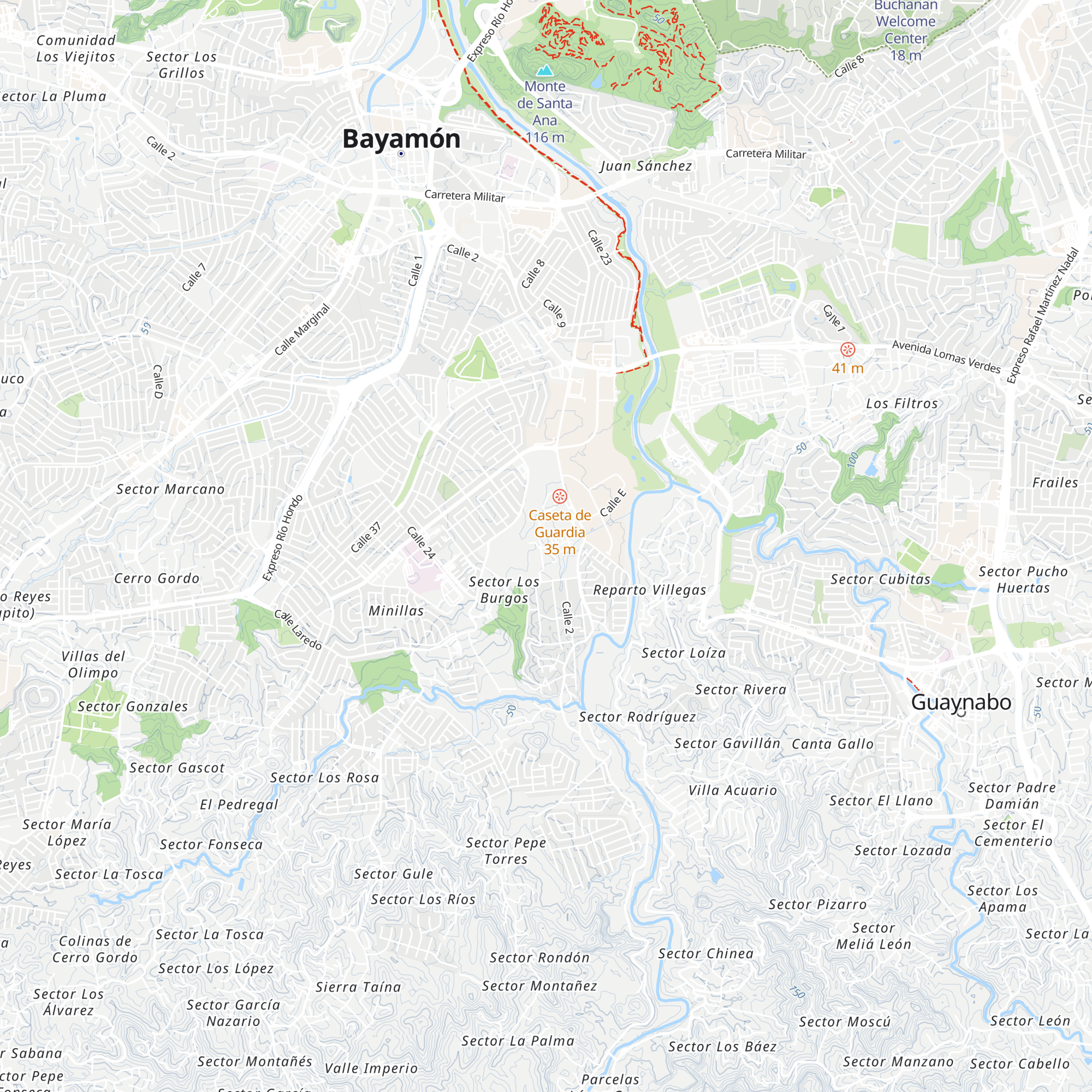 Refugio map