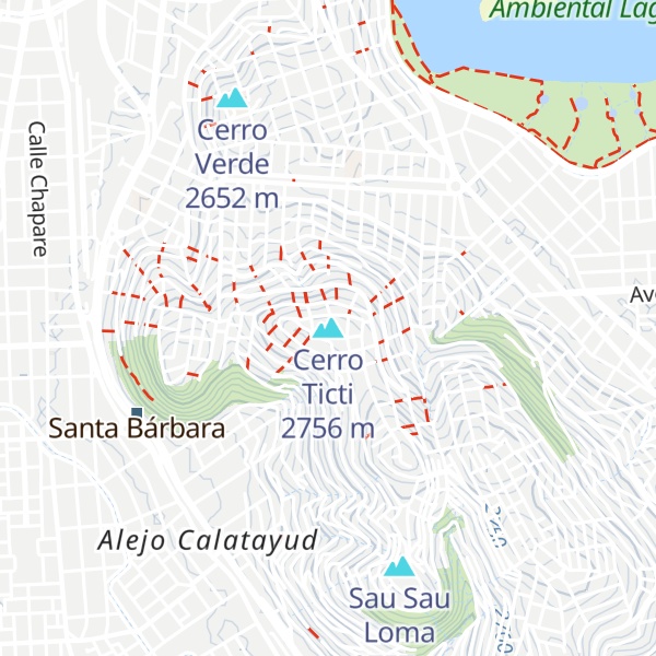 Map of Cerro Ticti