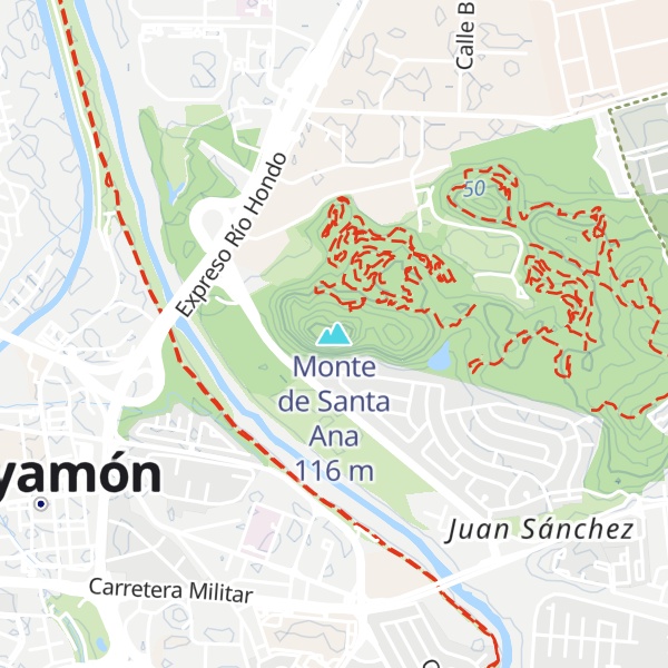 Map of Monte de Santa Ana