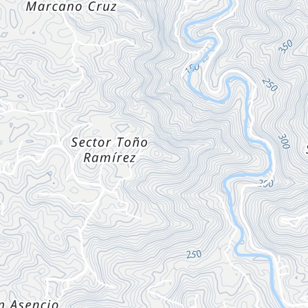 Map of Cerro Mula
