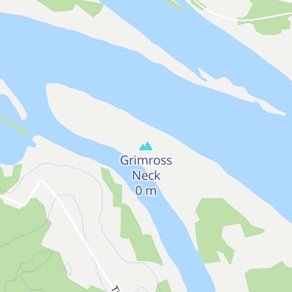 Map of Grimross Neck