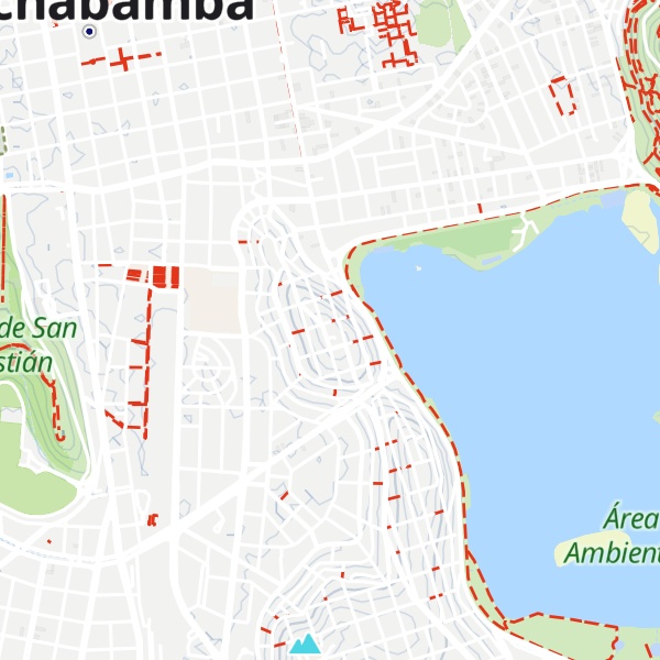 Map of Cerro San Miguel