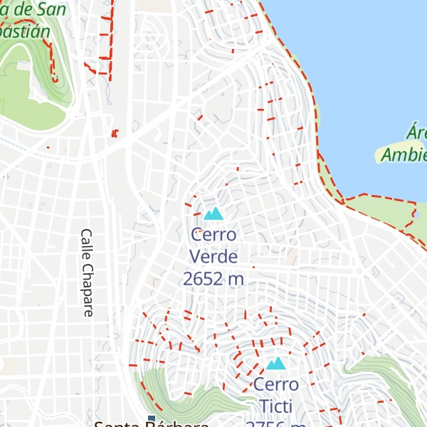 Map of Cerro Verde