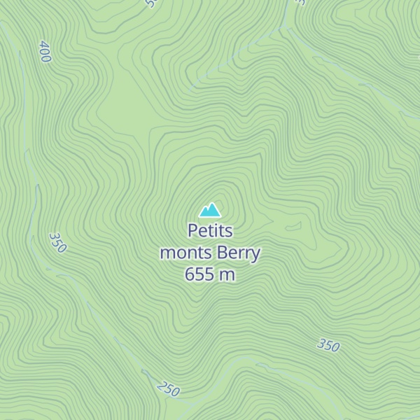 Map of Petits monts Berry