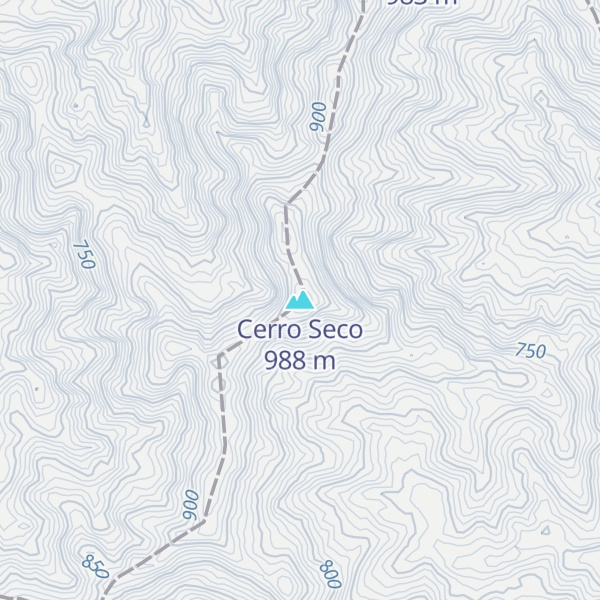 Map of Cerro Seco