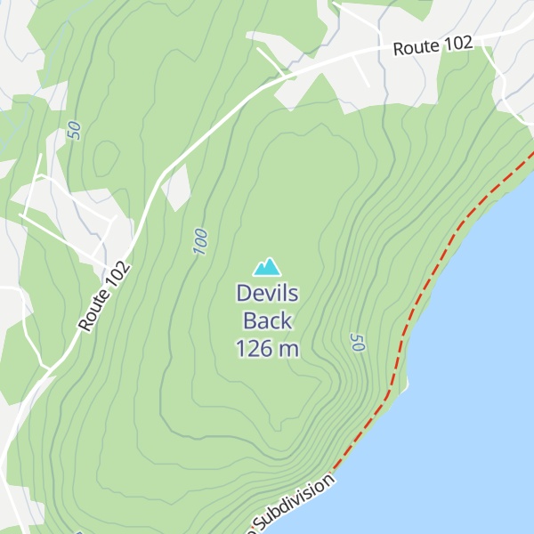 Map of Devils Back