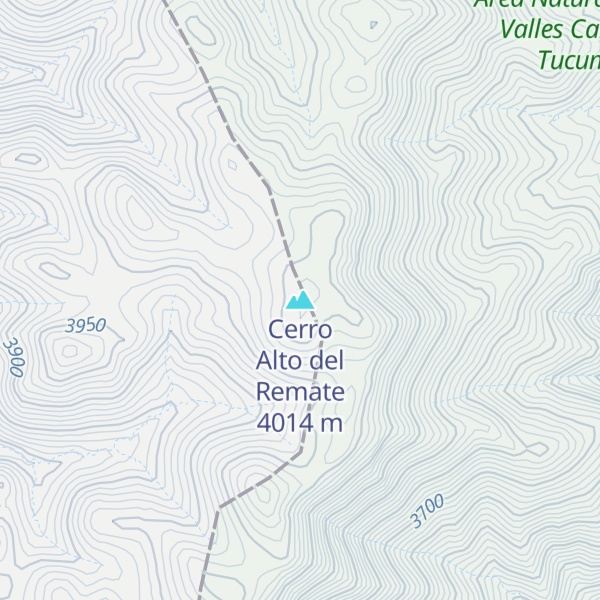 Map of Cerro Alto del Remate