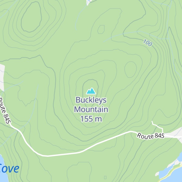 Map of Buckleys Mountain