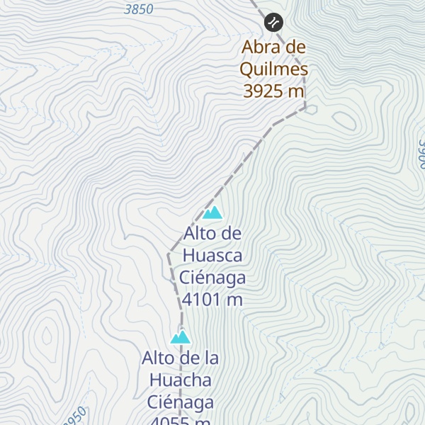 Map of Alto de Huasca Ciénaga