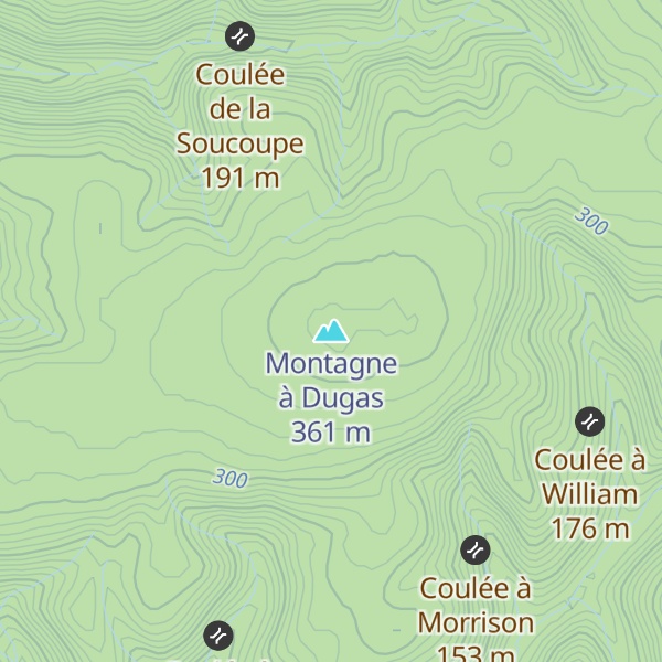Map of Montagne à Dugas