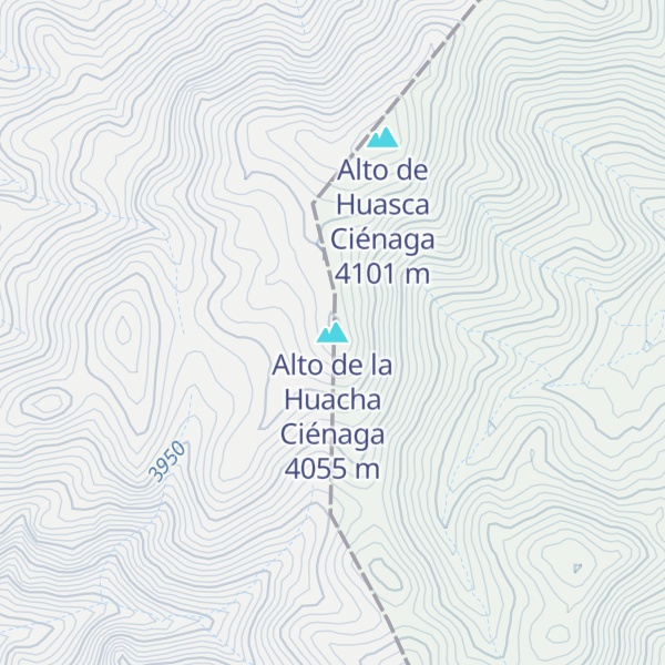 Map of Alto de la Huacha Ciénaga