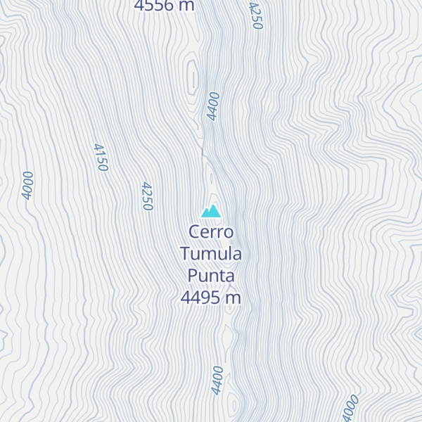 Map of Cerro Tumula Punta