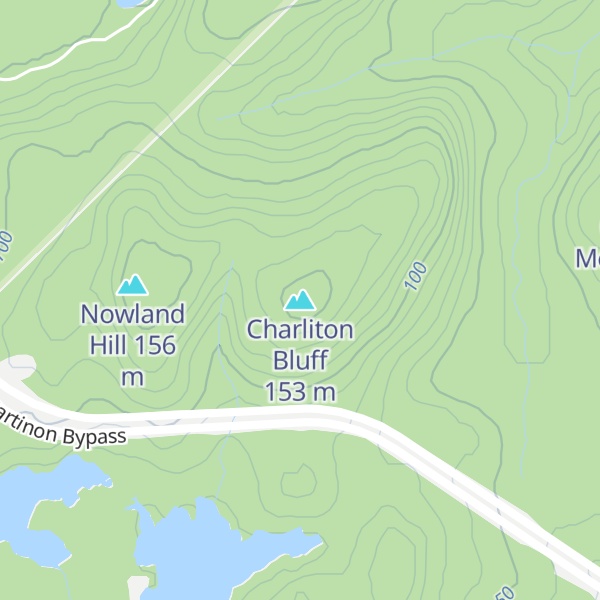 Map of Charliton Bluff