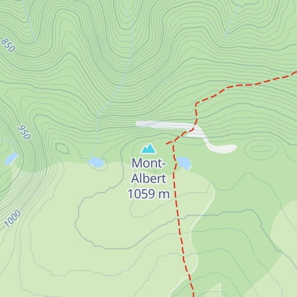 Map of Mont-Albert