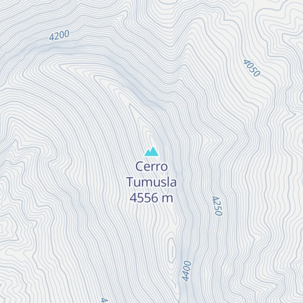 Map of Cerro Tumusla