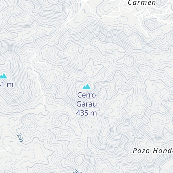 Map of Cerro Garau