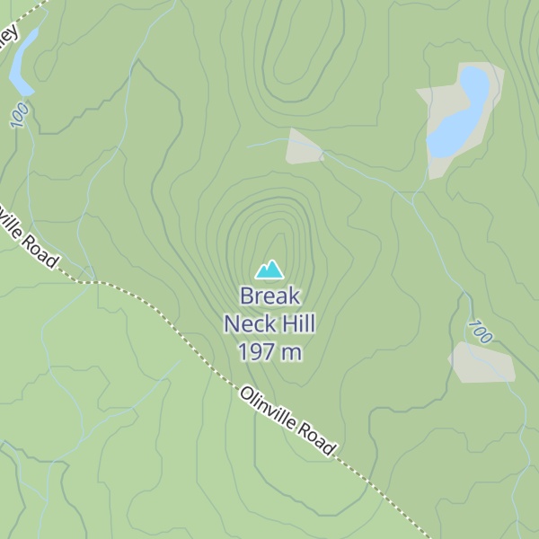 Map of Break Neck Hill