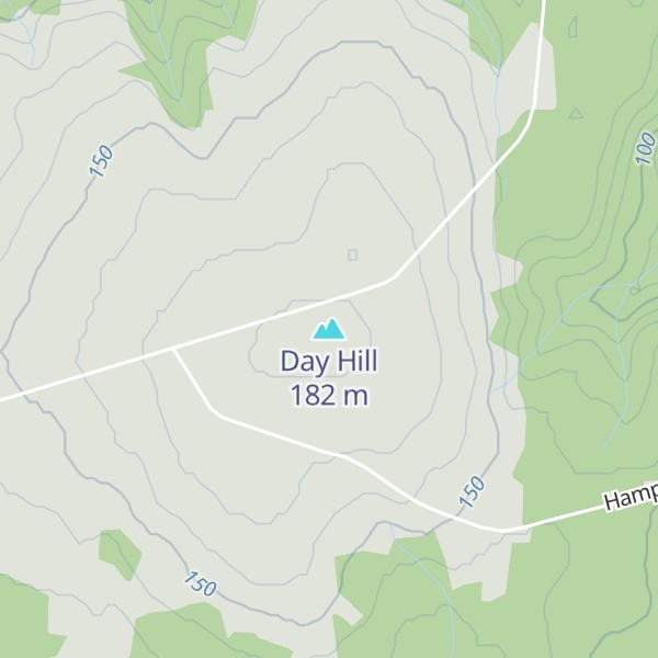Map of Day Hill
